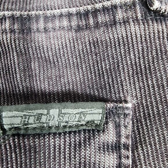 Hudson Black Midrise Nico Super Skinny Corduroy Pants Size 27 - Picture 7 of 7